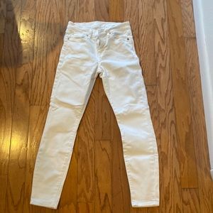 7 for all Mankind white jeans skinny size 26.